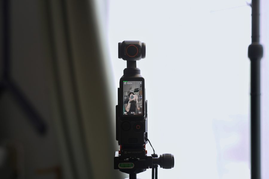 DJI Pocket camera with the K&F Concept variable ND filter